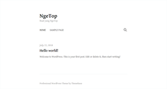 Desktop Screenshot of ngetop.com